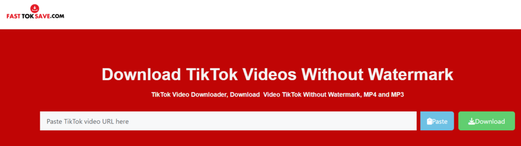 Tải video TikTok dễ dàng với Fast Tok Save